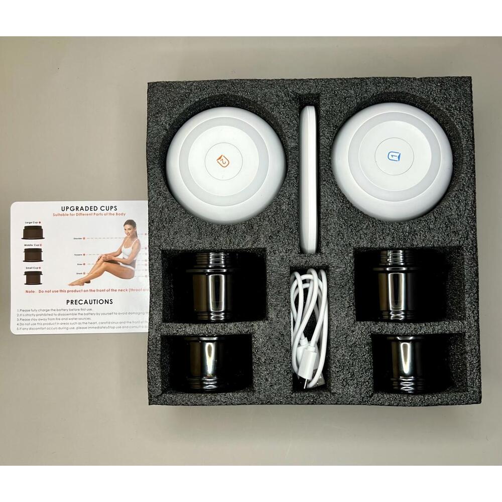 2 Pack Smart Electric Cupping Therapy Massager – 5-in-1 Pain Relief Set - Picture 3 of 5